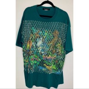 Rain Forest Cafe Graphic Tee With Metal Accents